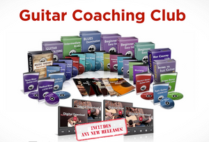 SUPER SALE: GuitarJamz's Guitar Coaching Club with LIFETIME Membership - You get EVERYTHING!