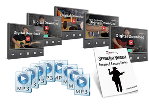 Stevie Ray Vaughan Blues Inspired Digital Course + Jamtracks + Tab Ebook